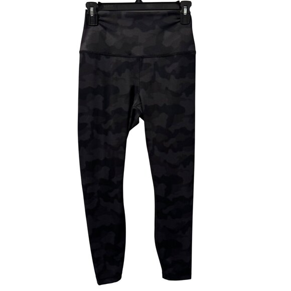90 Degree By Reflex Womens High-Waist Camouflage Gray Leggings Sz M - Picture 2 of 12